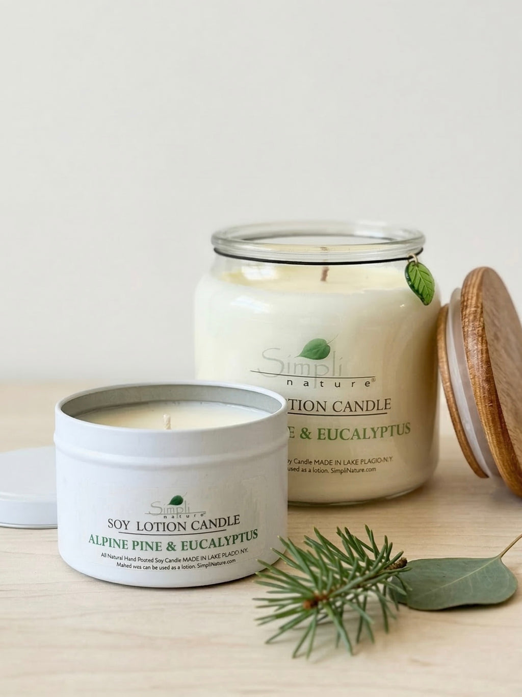 Alpine Pine & Eucalyptus Soy Lotion Candle