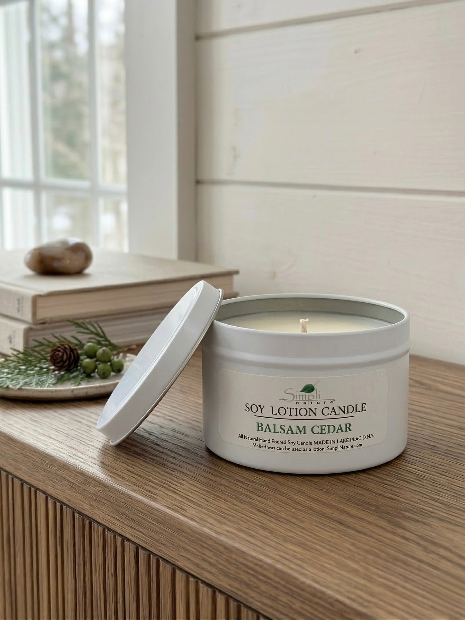 Balsam Cedar Soy Lotion Candle