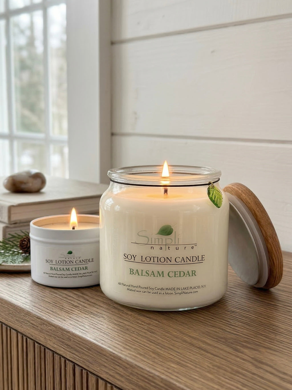 Balsam Cedar Soy Lotion Candle
