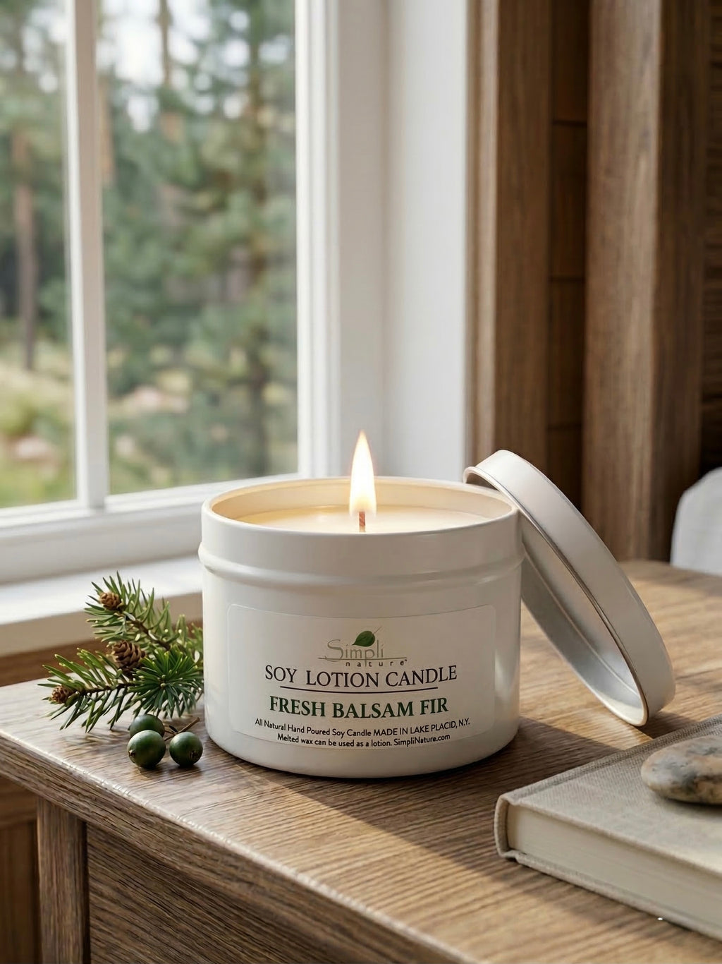 Balsam Fir Soy Lotion Candle