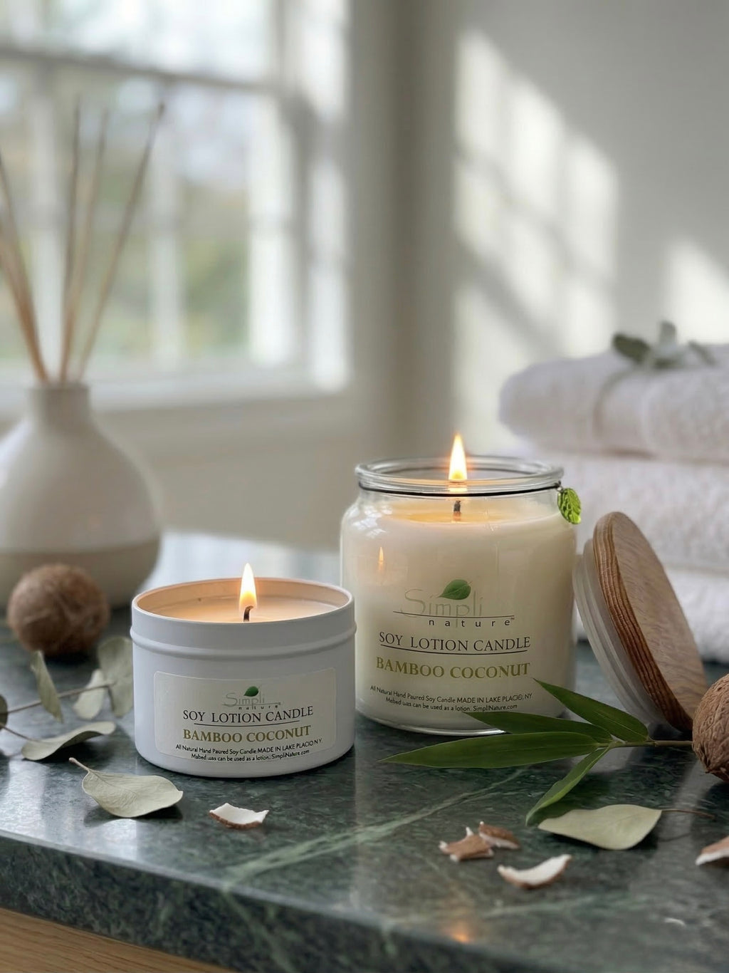Bamboo Coconut Soy Lotion Candle