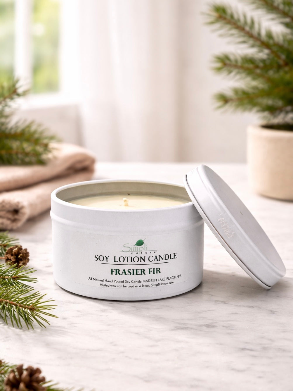 Frasier Fir Soy Lotion Candle