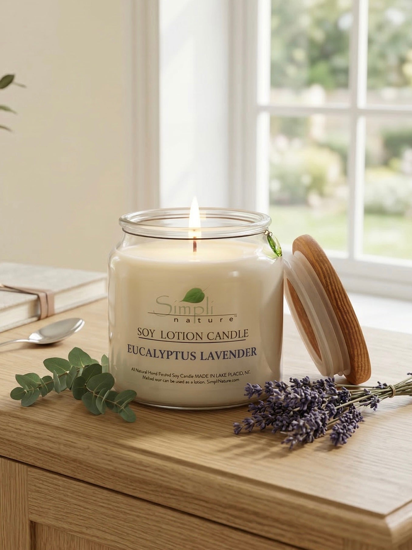 Eucalyptus & Lavender Soy Lotion Candle