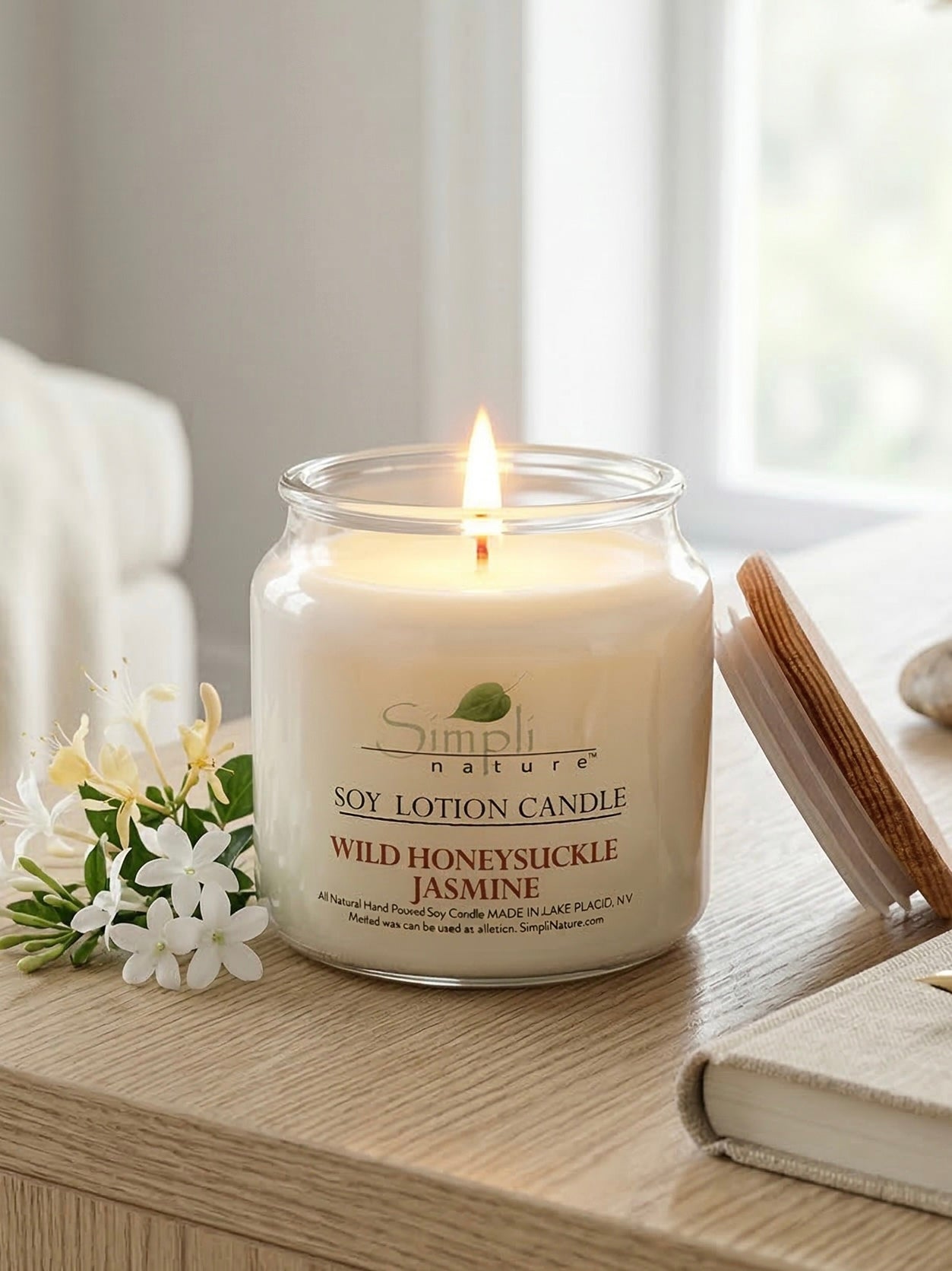 Wild Honeysuckle & Jasmine Soy Lotion Candle