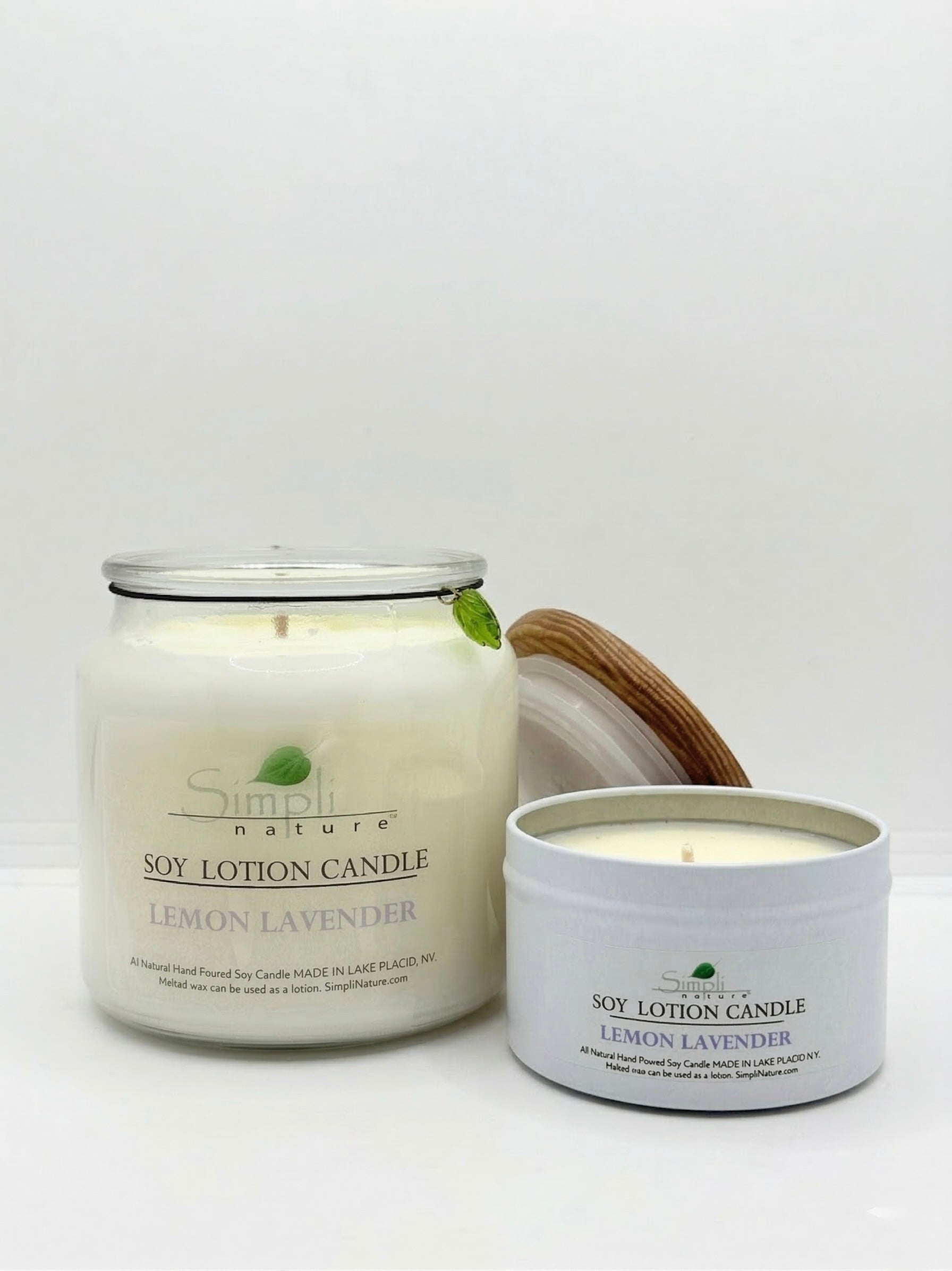 Lemon Lavender Soy Lotion Candle