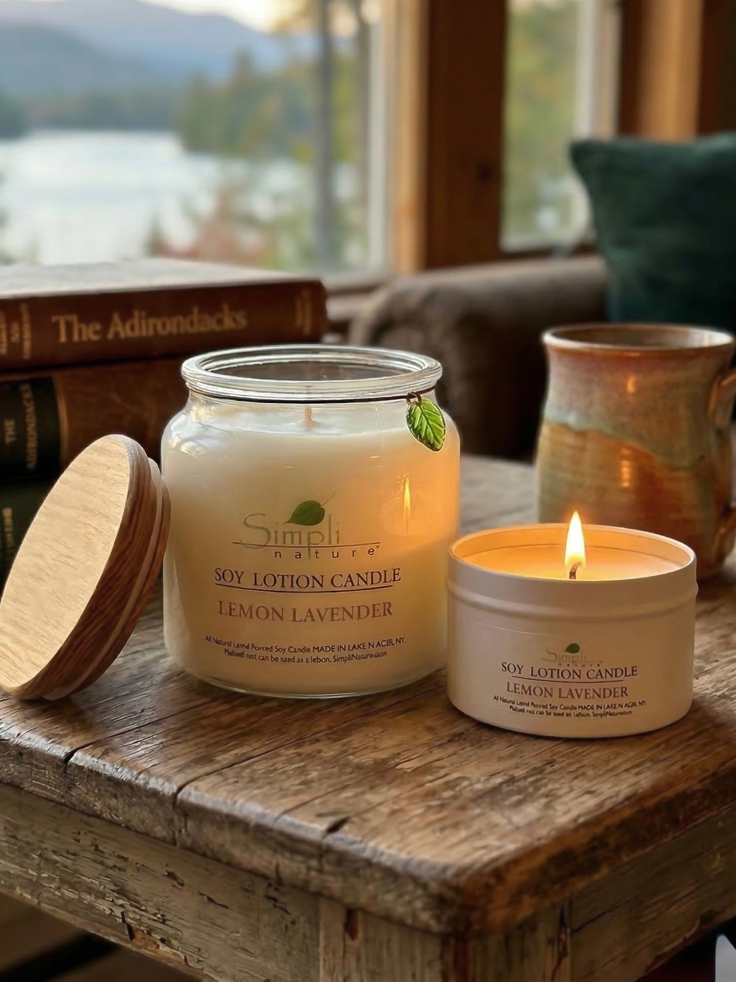 Lemon Lavender Soy Lotion Candle