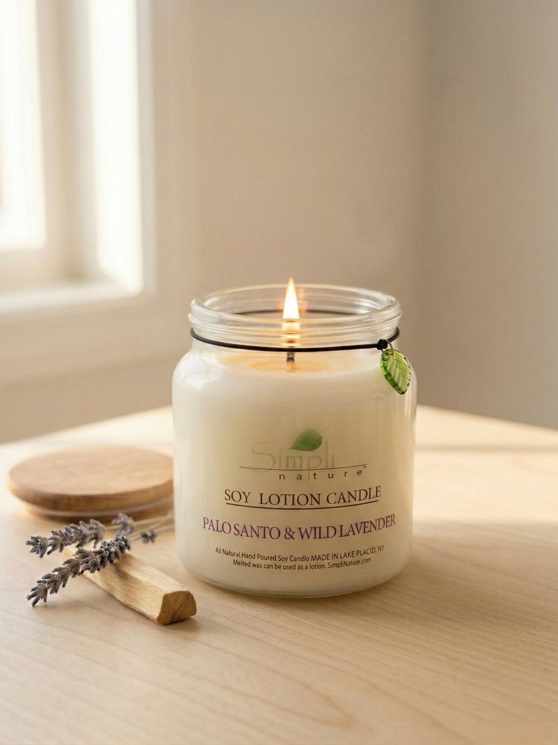 Palo Santo & Wild Lavender Soy Lotion Candle