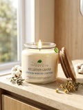 Linen & White Cotton Soy Lotion Candle