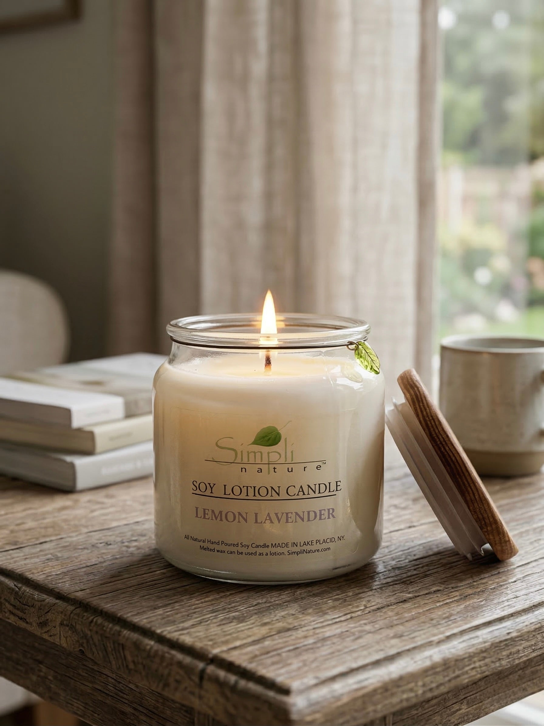 Lemon Lavender Soy Lotion Candle