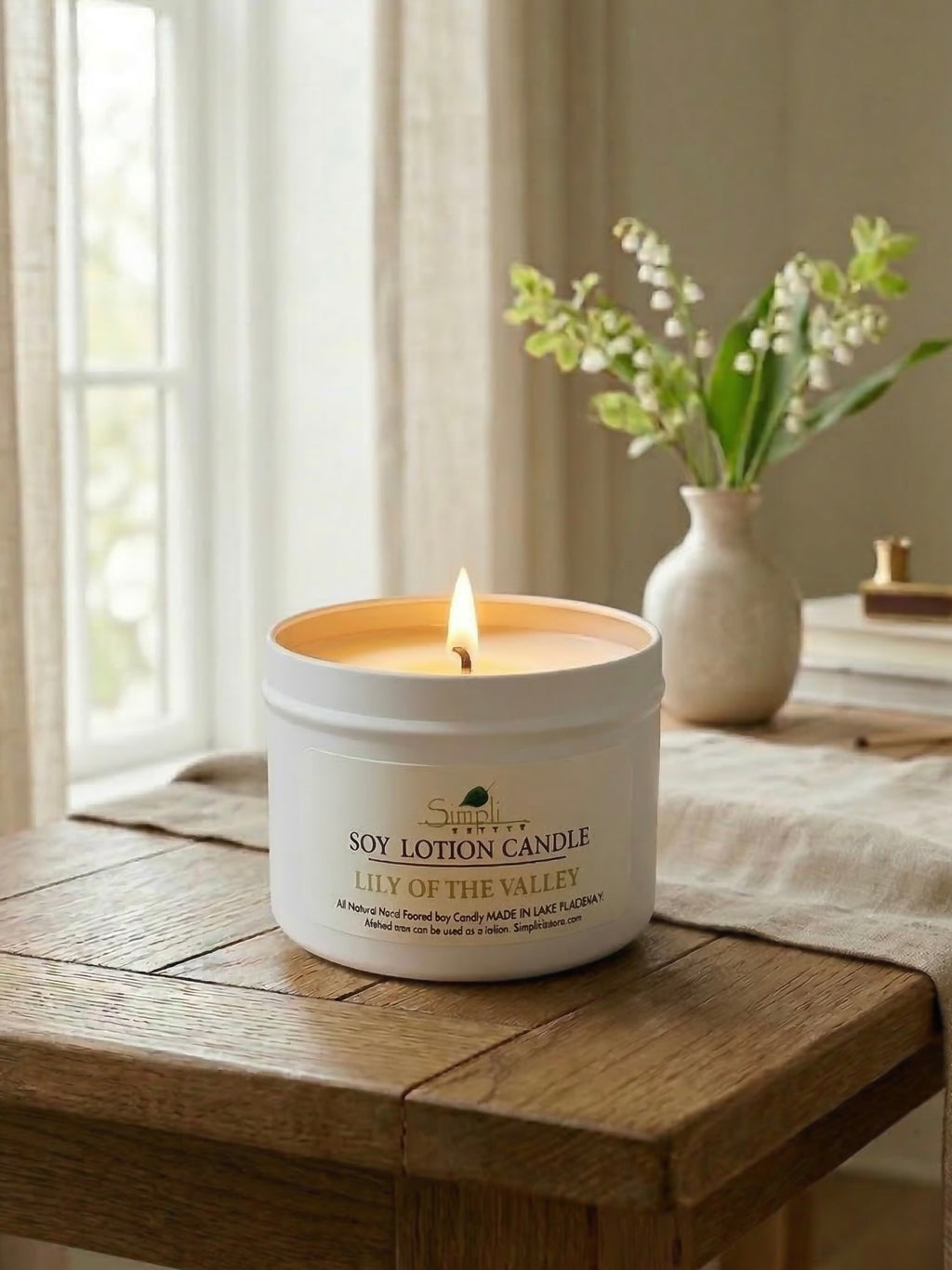 Lily of Valley Soy Lotion Candle