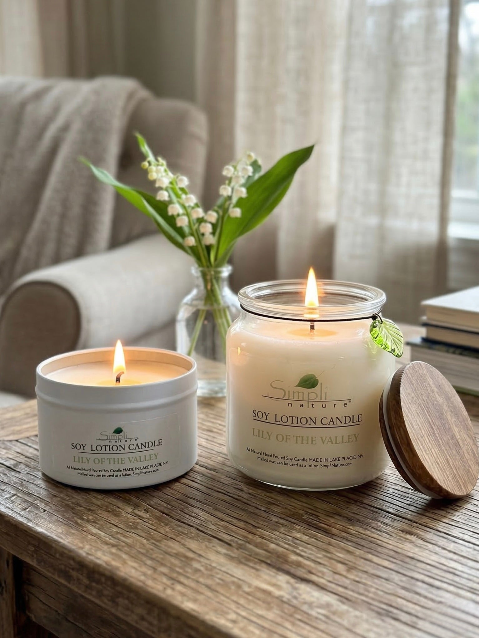 Lily of Valley Soy Lotion Candle