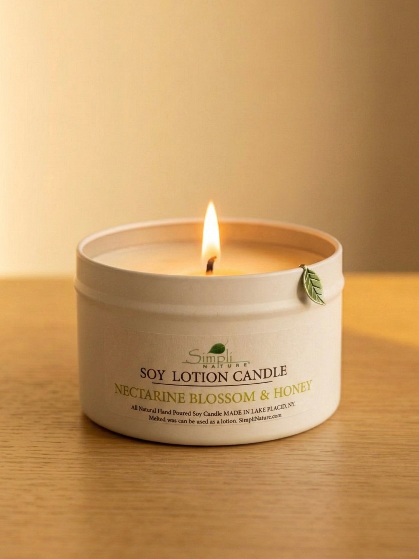 Nectarine Blossom & Honey Soy Lotion Candle