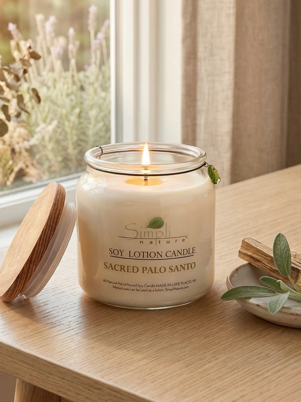 Sacred Palo Santo Soy Lotion Candle