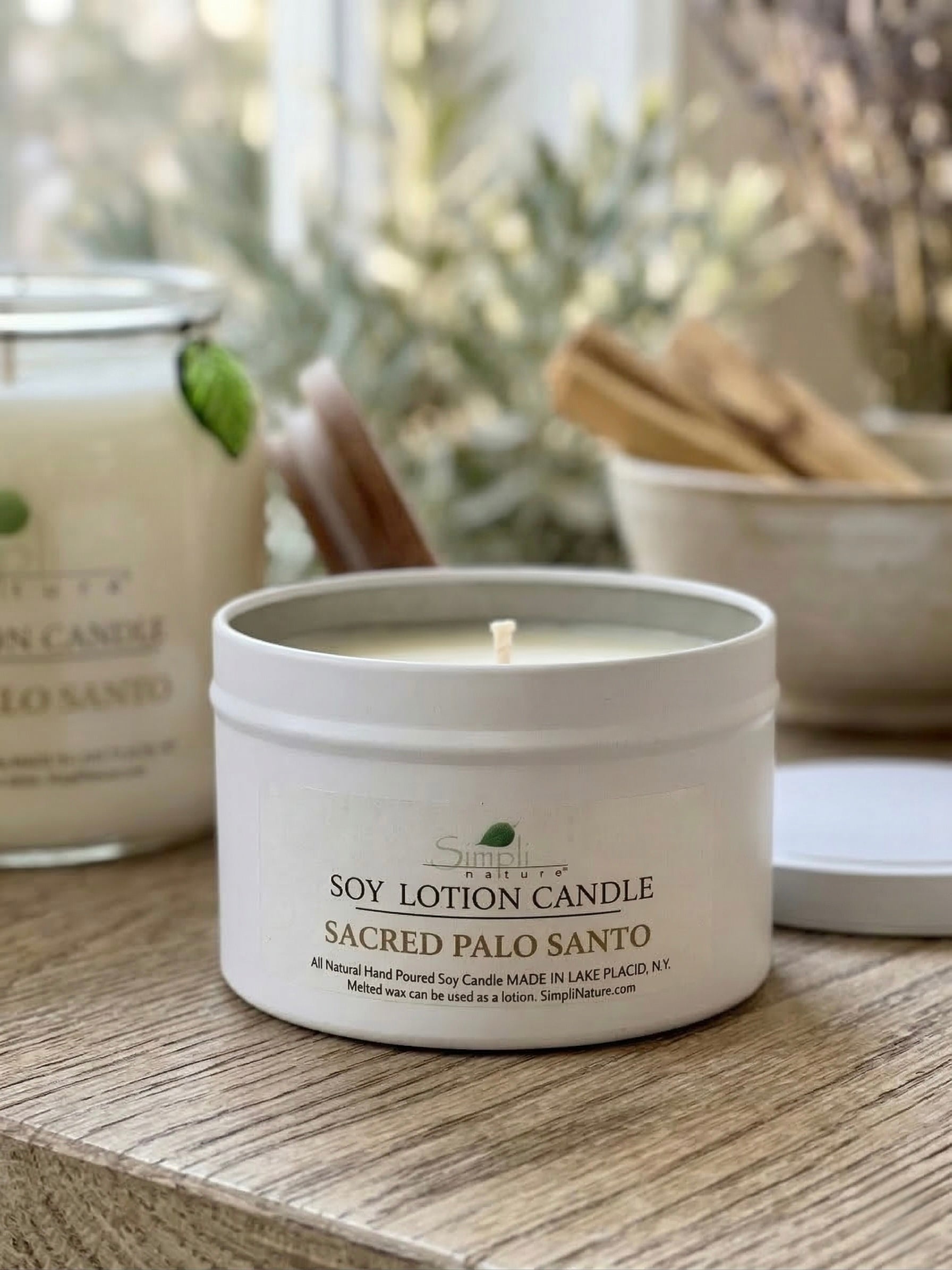 Sacred Palo Santo Soy Lotion Candle