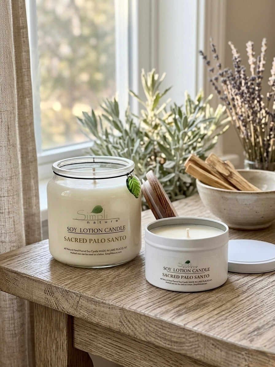 Sacred Palo Santo Soy Lotion Candle