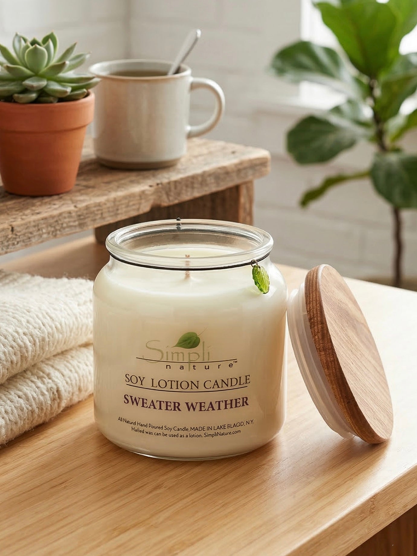 Sweater Weather Soy Lotion Candle