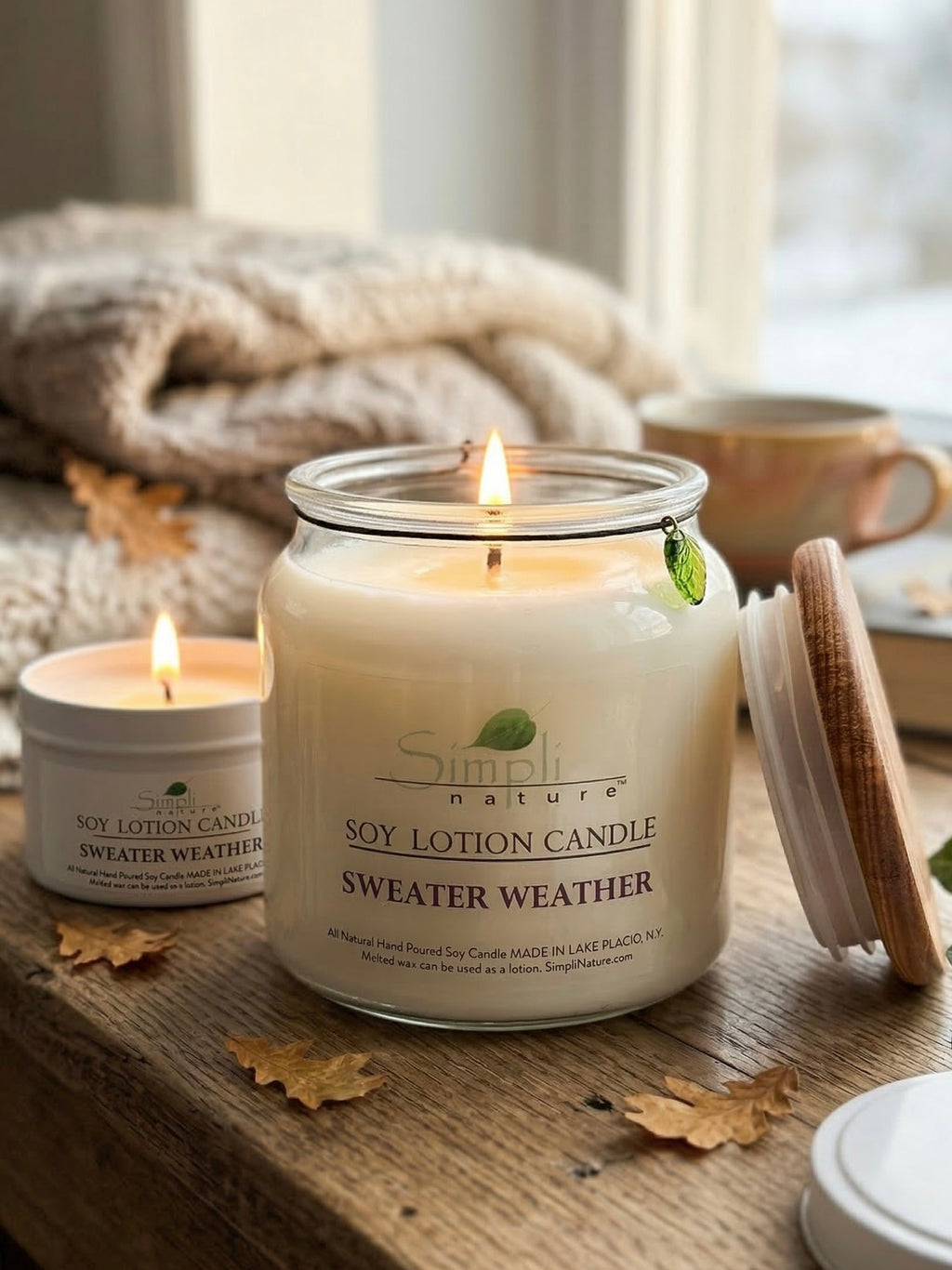 Sweater Weather Soy Lotion Candle