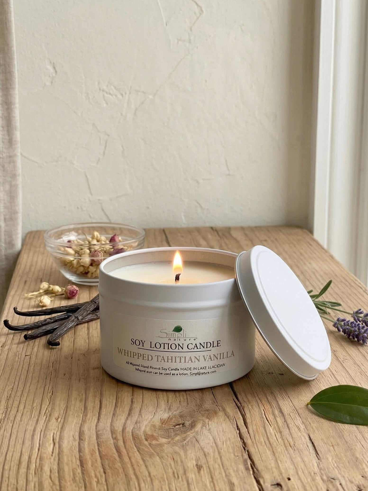 Whipped Tahitian Vanilla Soy Lotion Candle