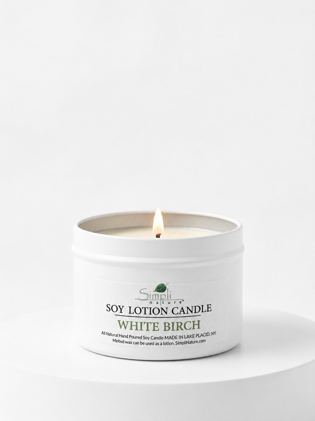 White Birch Soy Lotion Candle